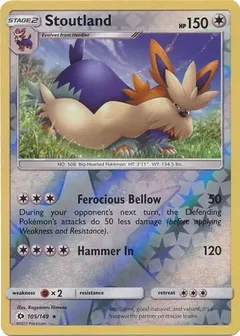 Stoutland Reverse Holo 105
