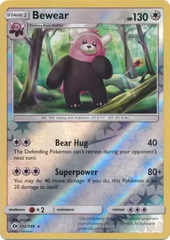 Bewear Reverse Holo 112
