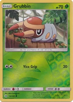 Grubbin Reverse Holo 13