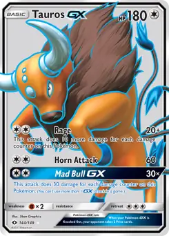 Full Art Tauros GX