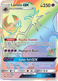 Lunala GX Secret