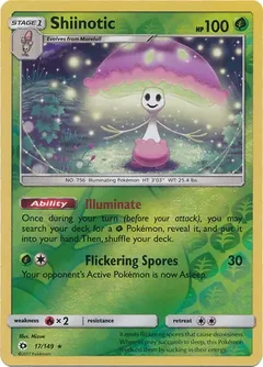 Shiinotic Reverse Holo 17
