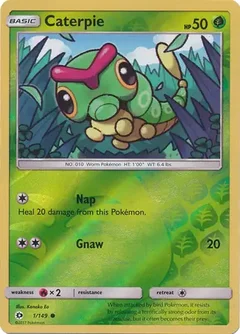 Caterpie Reverse Holo 1