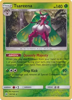 Tsareena Reverse Holo 20