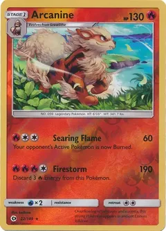 Arcanine Reverse Holo 22