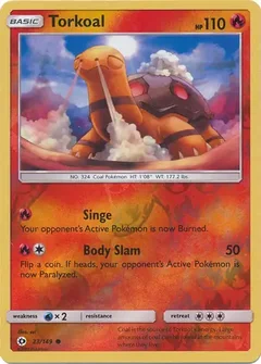 Torkoal Reverse Holo 23
