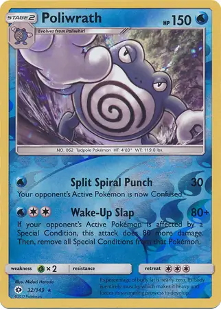 Poliwrath Reverse Holo