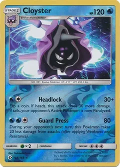 Cloyster Reverse Holo 34