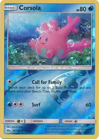 Corsola Reverse Holo