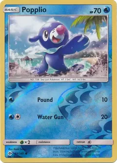 Popplio Reverse Holo 39