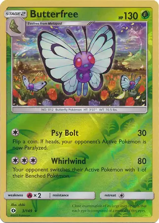 Butterfree Reverse Holo