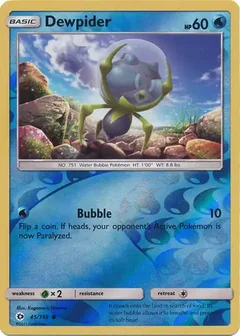 Dewpider Reverse Holo 45