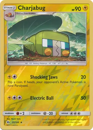 Charjabug Reverse Holo