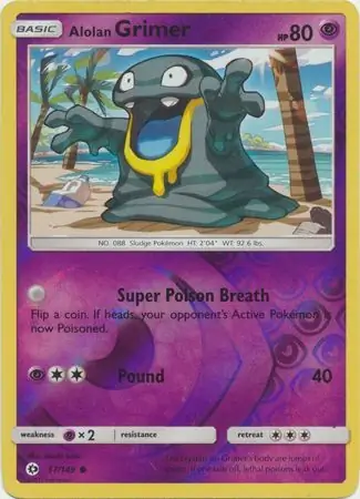 Alolan Grimer Reverse Holo