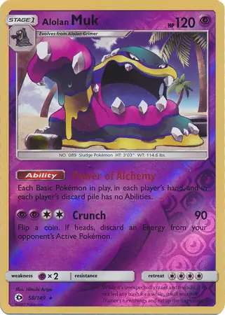 Alolan Muk Reverse Holo