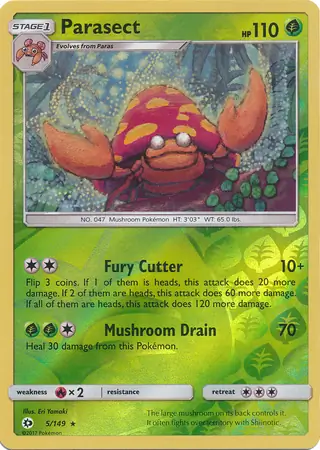 Parasect Reverse Holo