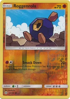 Roggenrola Reverse Holo 69
