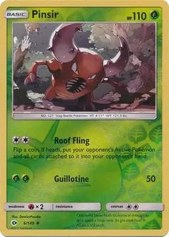 Pinsir Reverse Holo 6
