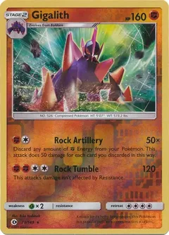 Gigalith Reverse Holo 71