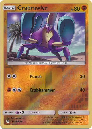 Crabrawler Reverse Holo