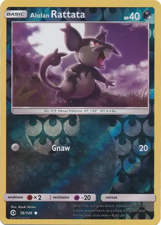 Alolan Rattata Reverse Holo