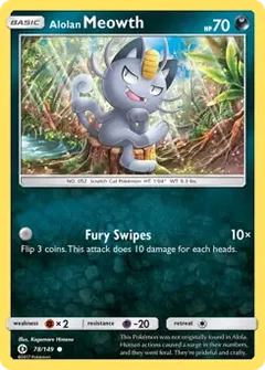 Alolan Meowth 78