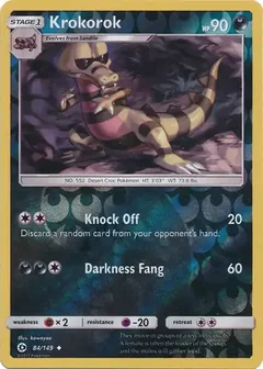 Krokorok Reverse Holo 84