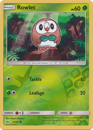 Rowlet Reverse Holo