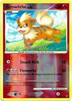 Growlithe Reverse Holo 108