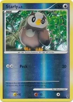Starly Reverse Holo 129