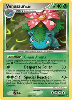 Venusaur Holo, Supreme Victors #13 Pokémon card