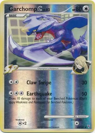 PokeDATA - Check current Pokemon card values for Garchomp C Reverse Holo 60!
