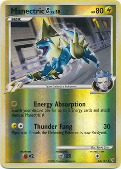 Manectric G Reverse Holo 66