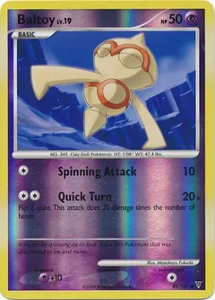Baltoy Reverse Holo 89