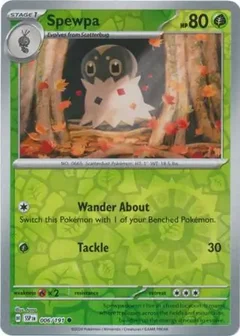 Spewpa Reverse Holo 006