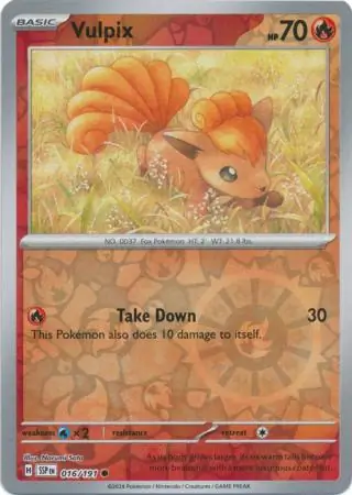 Vulpix Reverse Holo