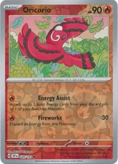 Oricorio Reverse Holo 026