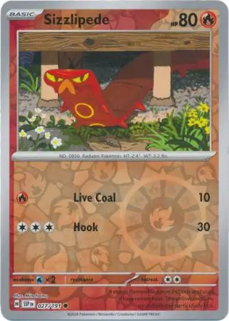 Sizzlipede Reverse Holo