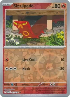 Sizzlipede Reverse Holo 027