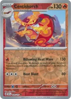 Centiskorch Reverse Holo 028