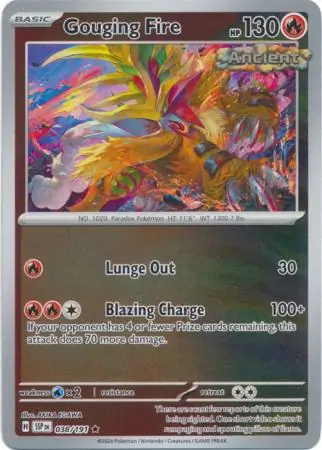 Gouging Fire Reverse Holo
