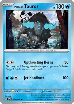 Paldean Tauros 039