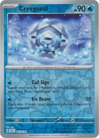 Cryogonal Reverse Holo