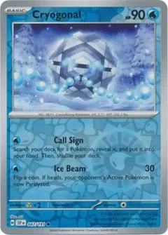 Cryogonal Reverse Holo 047