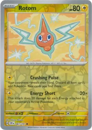Rotom Reverse Holo