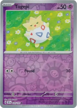 Togepi Reverse Holo