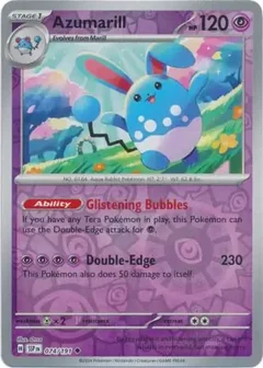 Azumarill Reverse Holo 074