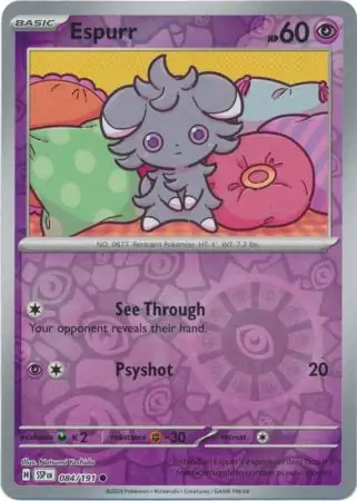 Espurr Reverse Holo