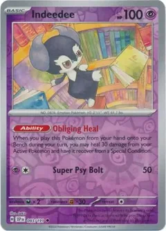 Indeedee Reverse Holo 093
