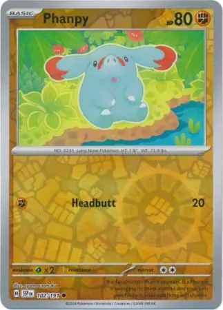 Phanpy Reverse Holo